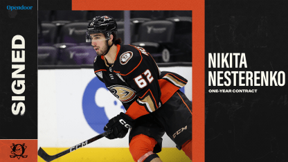 Ducks Sign Winger Nesterenko to One-Year, Two-Way Contract