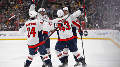 Caps Punish Pens, 8-3