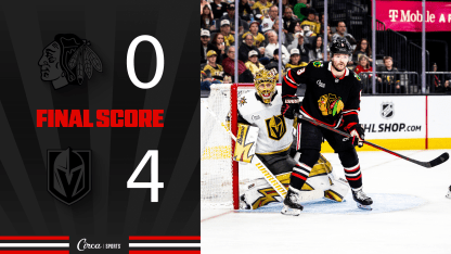 Blackhawks Unable to Break Through Against Golden Knights