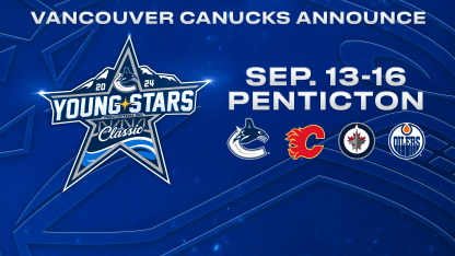 CANUCKS YOUNG STARS CLASSIC RETURNS TO PENTICTON IN SEPTEMBER
