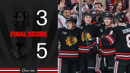 RECAP: Blackhawks Rally from Three-Goal Deficit to Defeat Ducks 