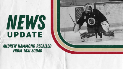 Hammond Recalled From Taxi Squad CMS