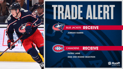 CBJ acquire defenseman Jordan Harris