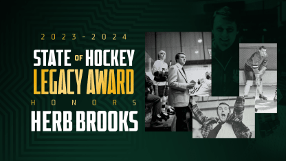 Minnesota Wild Grants State of Hockey Legacy Award Herb Brooks 012724
