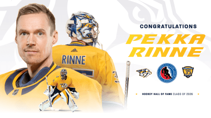 Pekka Rinne, Hockey Hall of Fame, Nashville Predators