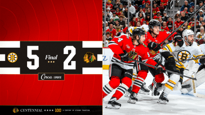 Boston Bruins Chicago Blackhawks game recap January 17, 2026