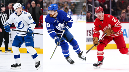 Veckans tre svenska stjärnor i NHL William Nylander Lucas Raymond Pontus Holmberg