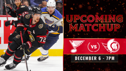 St. Louis Blues @ Ottawa Senators