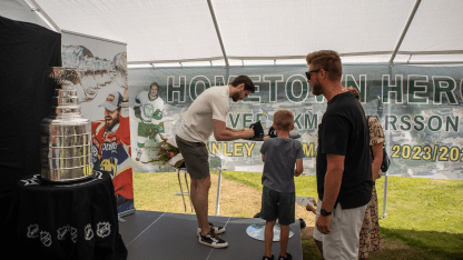 oliver ekman-larsson day with cup 3