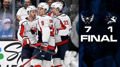 FINAL: Capitals 7, Sharks 1