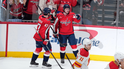 Caps Overcome Calgary, 7-3