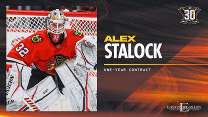 Ducks Sign Goaltender Stalock to One-Year Contract