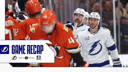 Recap: Tampa Bay Lightning 4, Anaheim Ducks 3 - OT