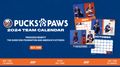 Pucks and Paws Calendar On Sale Now!