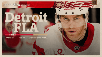 PREVIEW: Red Wings' four-game road trip takes them to Florida, where they'll take on Panthers on Tuesday