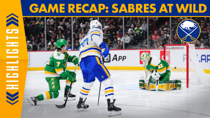 Game Recap: Sabres at Wild