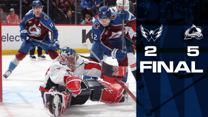 FINAL: Capitals 2, Avalanche 5
