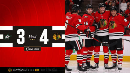RECAP: Blackhawks Make it Two Wins Against Stars in Six Days 