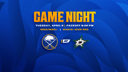 buffalo sabres at dallas stars game night april 9 2024 how to watch players to watch