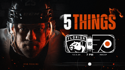 5 Things: Flyers vs. Panthers