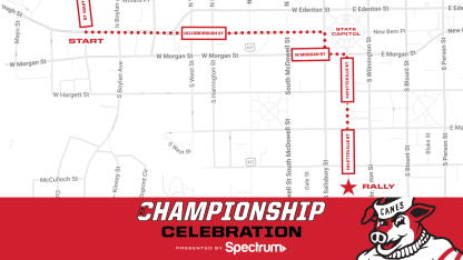 Championship Celebration Parade Route