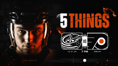 5 Things: Flyers vs. Blue Jackets