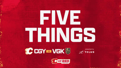 5 Things - Flames vs. Golden Knights 27.11.23