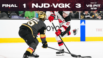 DEVILS AT GOLDEN KNIGHTS 3/17/24 GAME STORY