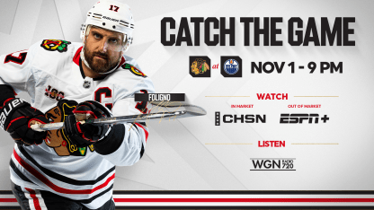 PREVIEW: Blackhawks Continue Road Trip with Saturday Matchup in Edmonton