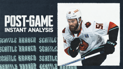 postgame instant analysis coachella valley firebirds at Hershey bears game 1