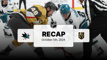 SJS at VGK | 10/05/24 | Recap