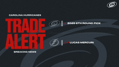 Canes Acquire Sixth Round-Pick For Mercuri