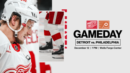 PREVIEW: Going for second straight road win, Red Wings face Flyers on Thursday