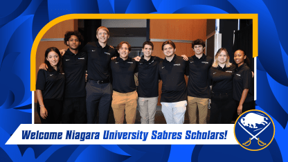 buffalo sabres extend partnership with niagara university to offer sabres scholars program