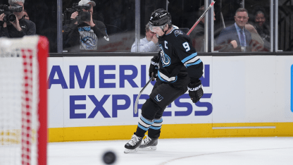 BUF@UTA: Keller scores empty-net goal