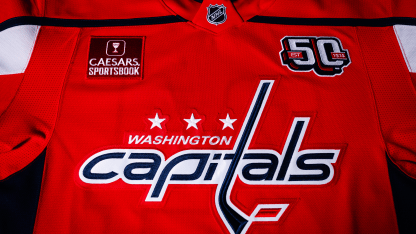 Capitals Launch 50th Anniversary Campaign and Unveil Commemorative Logo |  Washington Capitals