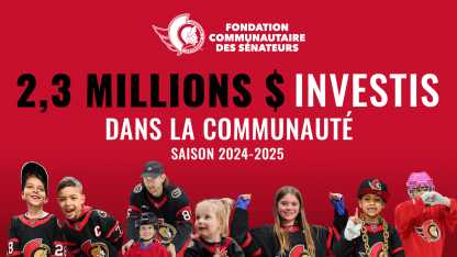 La Fondation communautaire des Sénateurs dévoile son rapport d’impact communautaire