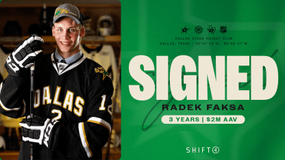 Dallas Stars sign forward Radek Faksa to three-year, $6 million contract 070125