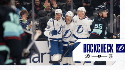 The Backcheck: Relentless forecheck, forward trio lead Tampa Bay Lightning back to win column