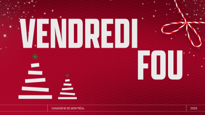 Aubaines sportives du Vendredi fou offertes par les Canadiens et plus encore