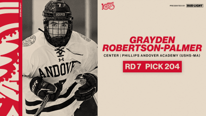 DET Grayden Robertson-Palmer Draft Card 2025