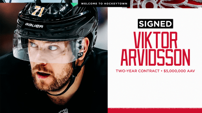 DET Viktor Arvidsson Signed 2026 showcase