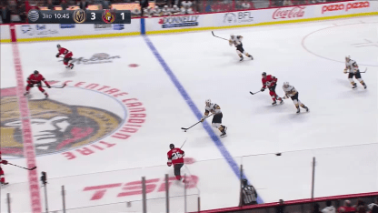 Reaves' one-timer in front