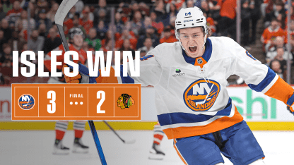 FINAL: Islanders 3, Blackhawks 2 SO