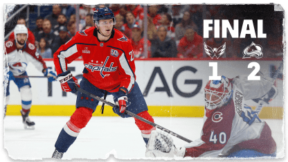 FINAL: Capitals 1, Avalanche 2