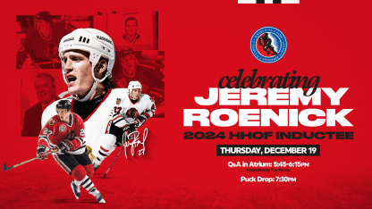 NEWS: Blackhawks to Recognize Jeremy Roenick's Hall of Fame Induction