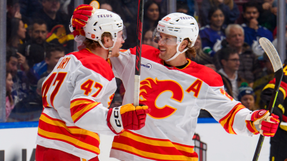 Andersson's Three-Point Game Leads Flames Past Canucks