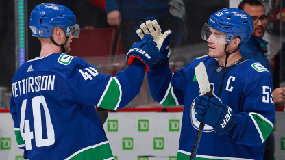 Elias Pettersson de los Vancouver Canucks tiene un regreso inmenso a la pista