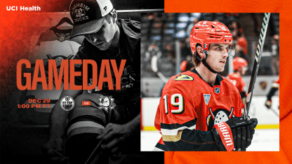 Preview: Ducks Cap Holiday Weekend Back-to-Back Today vs. Oilers