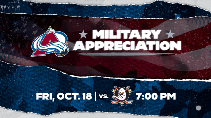 Military Appreciation Night vs. Ducks